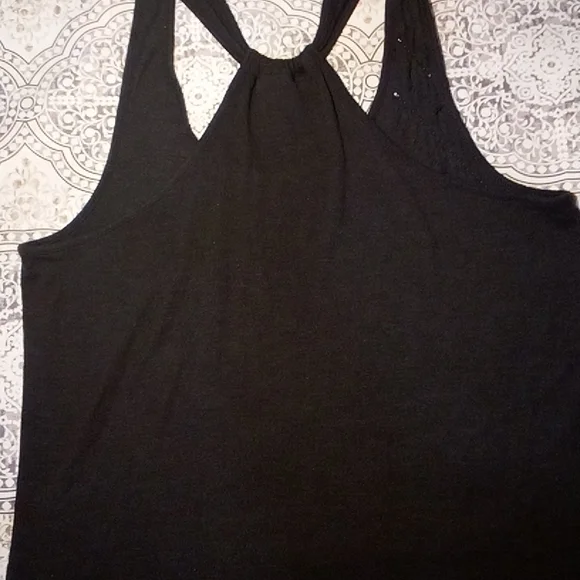 Black Embellished tank top - Picture 5 of 7